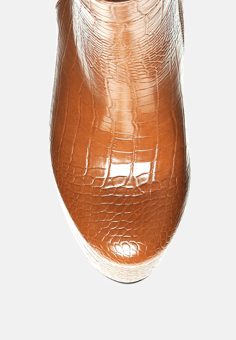 bumpy platform bootie by London Rag