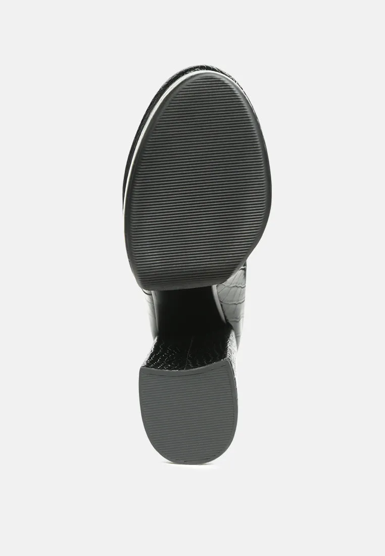 bumpy platform bootie by London Rag