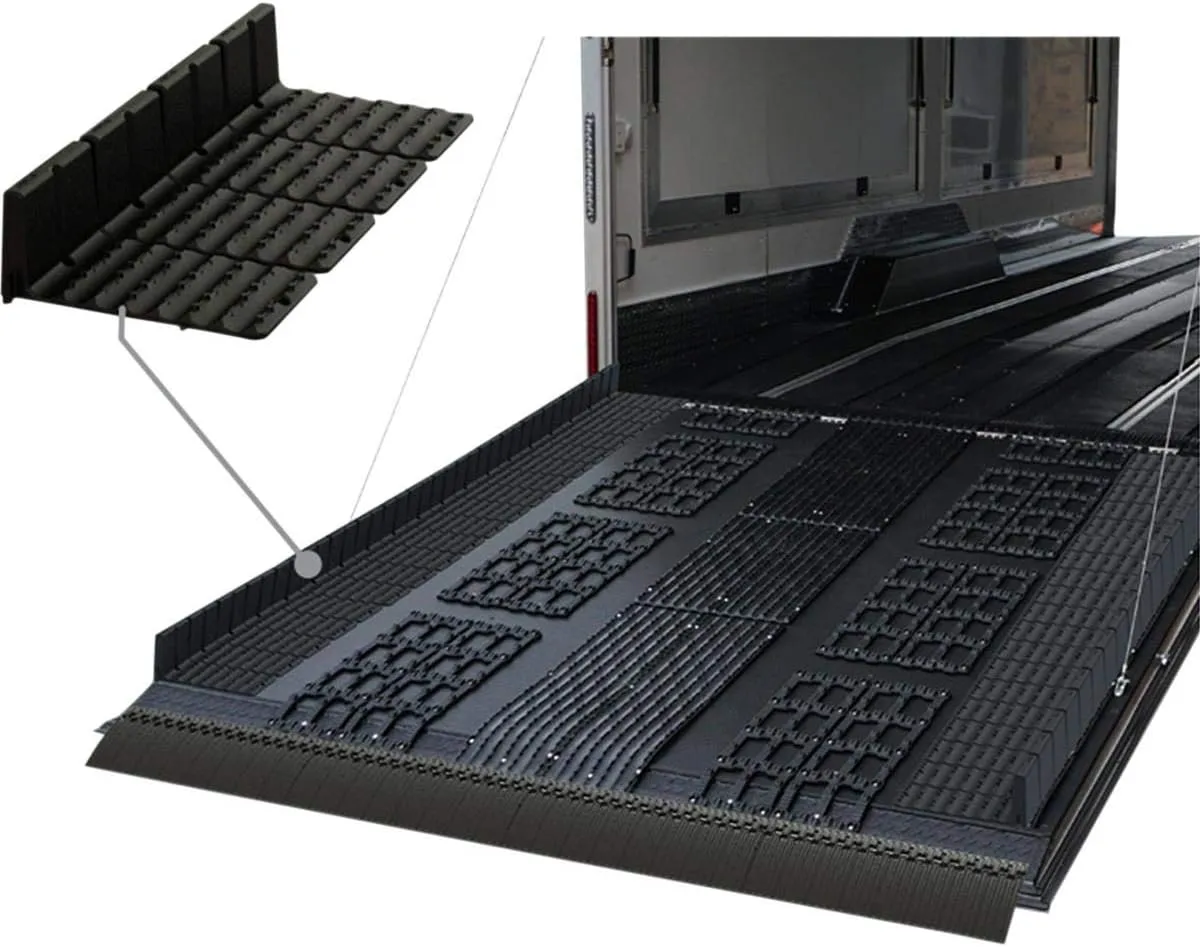 Caliber Edge Guard Kit, 6-ft, 12-Pc Black Plastic Trailer Edge Guards