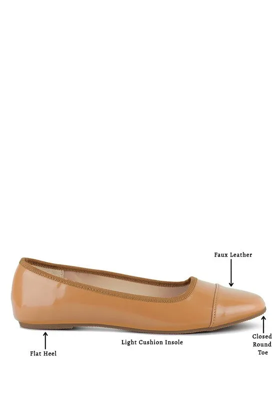 CAMELLA Round Toe Ballerina Flats