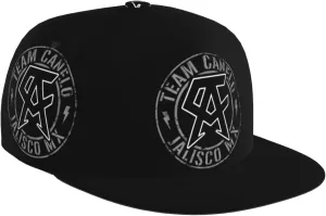 Canelo Music Alvarez Adjustable Snapback Hat for Men and Women Fashionable Flat Brim Baseball Cap Black
