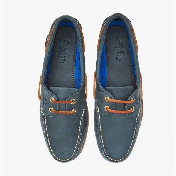Chatham DECK LADY II Womens Boat Shoes Blue