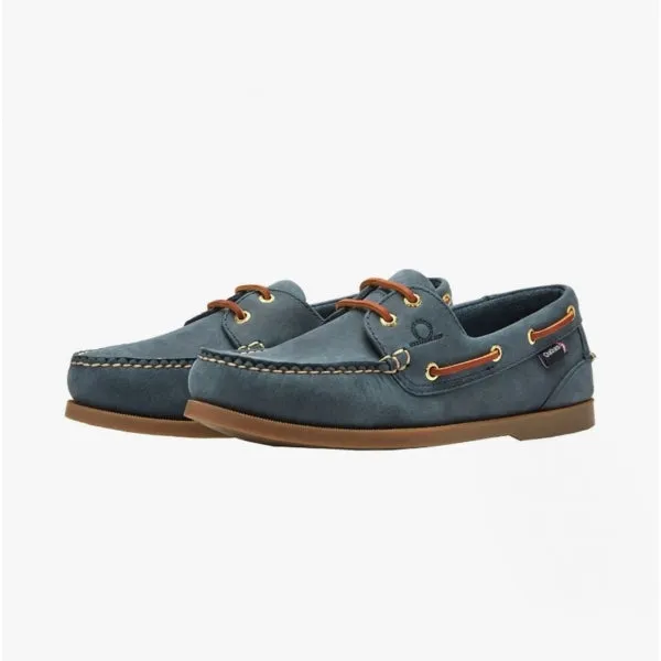 Chatham DECK LADY II Womens Boat Shoes Blue
