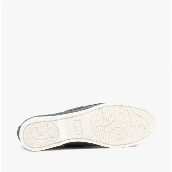 Chatham WILLOW Womens Leather Boat Shoes Navy/Pink
