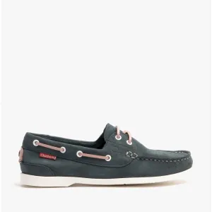 Chatham WILLOW Womens Leather Boat Shoes Navy/Pink