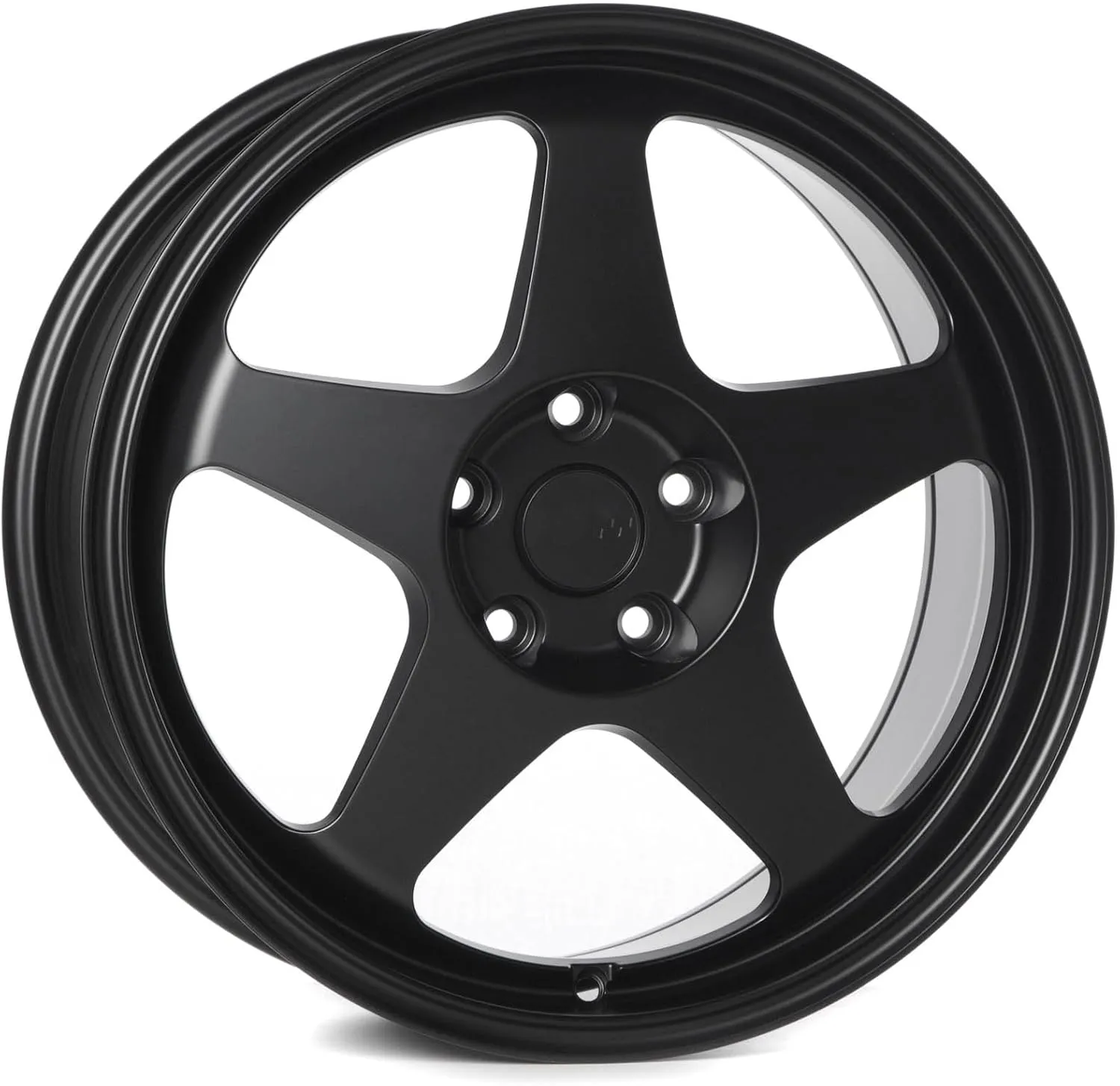 Circuit CSF22 18×9.5 Flat Black 5×114.3 [ 38mm] Wheel JDM Spoon SW388 Regamaster EVO Style Compatible with Honda Civic, Accord, etc