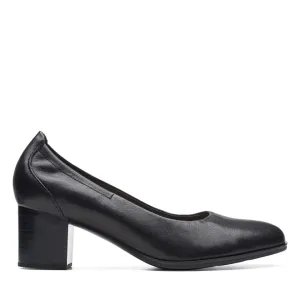 Clarks Women's Loken Step Black Leather 26174474
