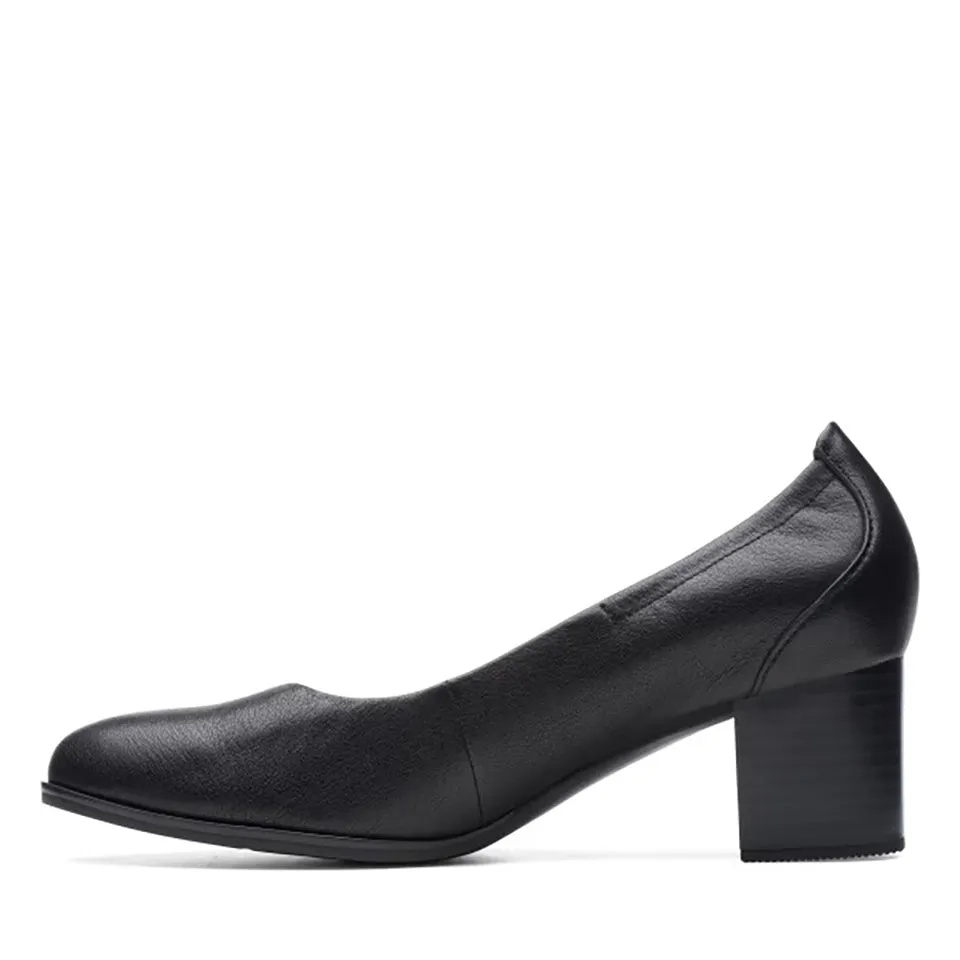 Clarks Women's Loken Step Black Leather 26174474