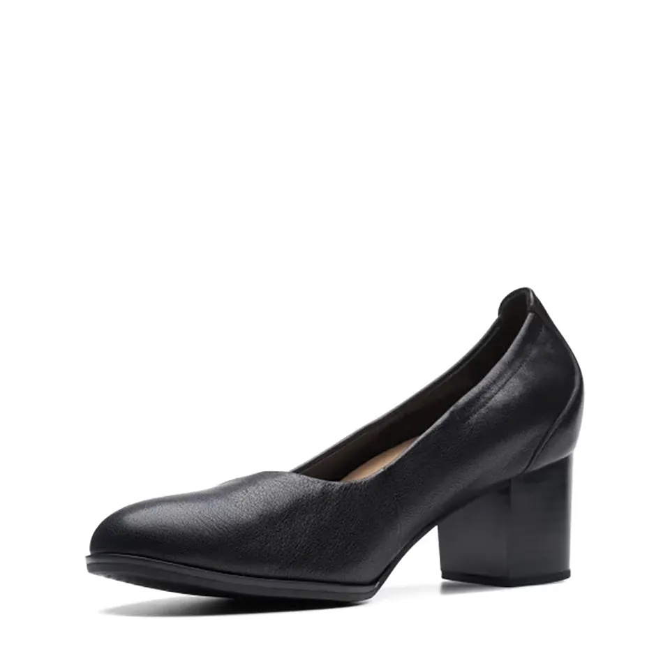 Clarks Women's Loken Step Black Leather 26174474