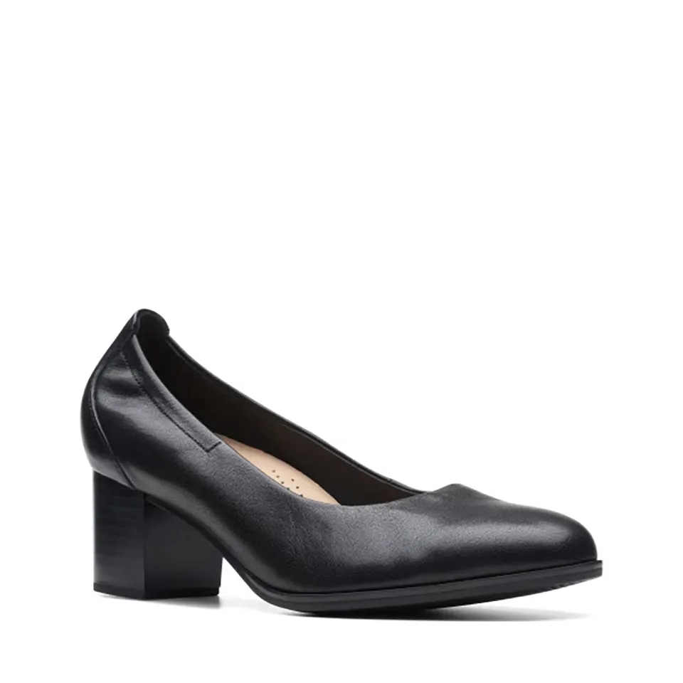Clarks Women's Loken Step Black Leather 26174474