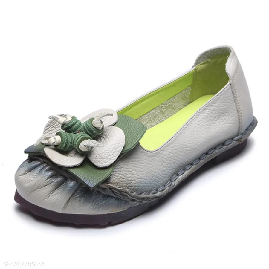 Color Block  Flat  Round Toe  Casual Date Comfort Flats