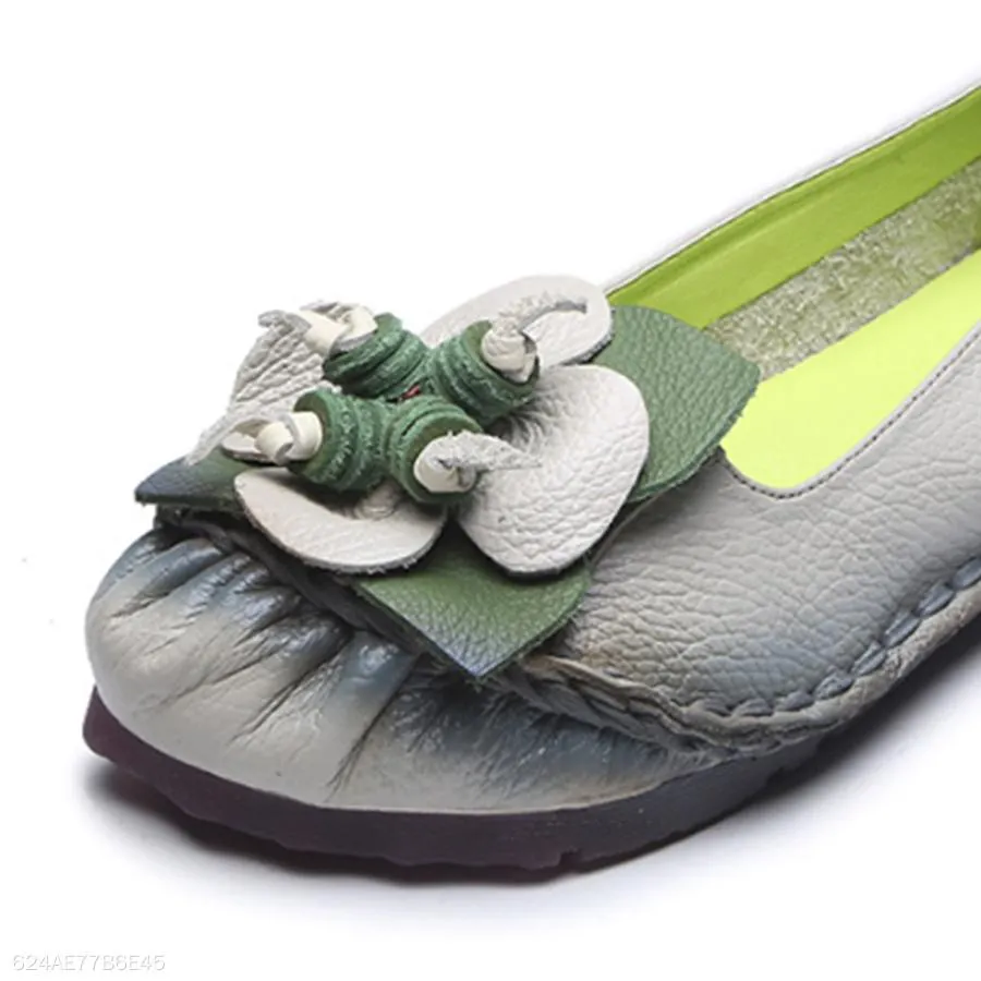 Color Block  Flat  Round Toe  Casual Date Comfort Flats