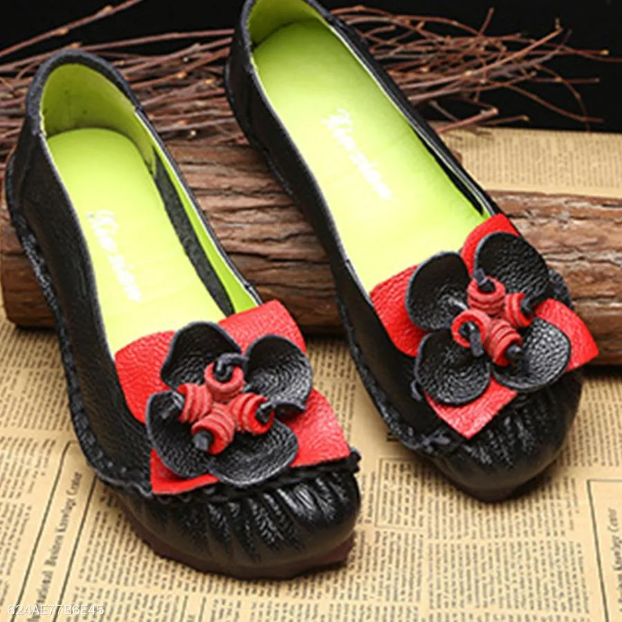 Color Block  Flat  Round Toe  Casual Date Comfort Flats