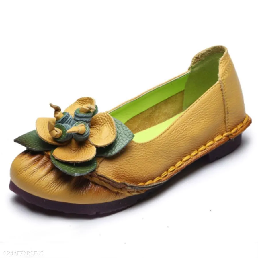 Color Block  Flat  Round Toe  Casual Date Comfort Flats