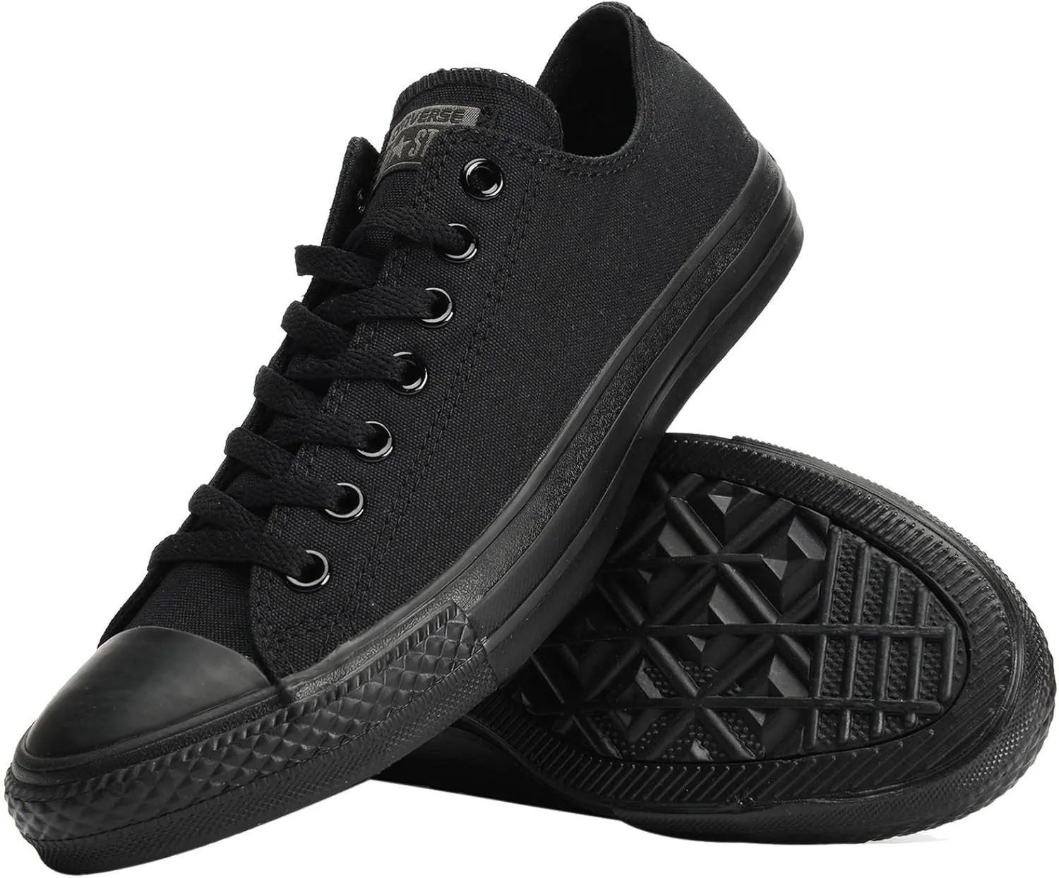 Converse Chuck Taylor A/S OX Big Kids Sneakers Black/Monochrome