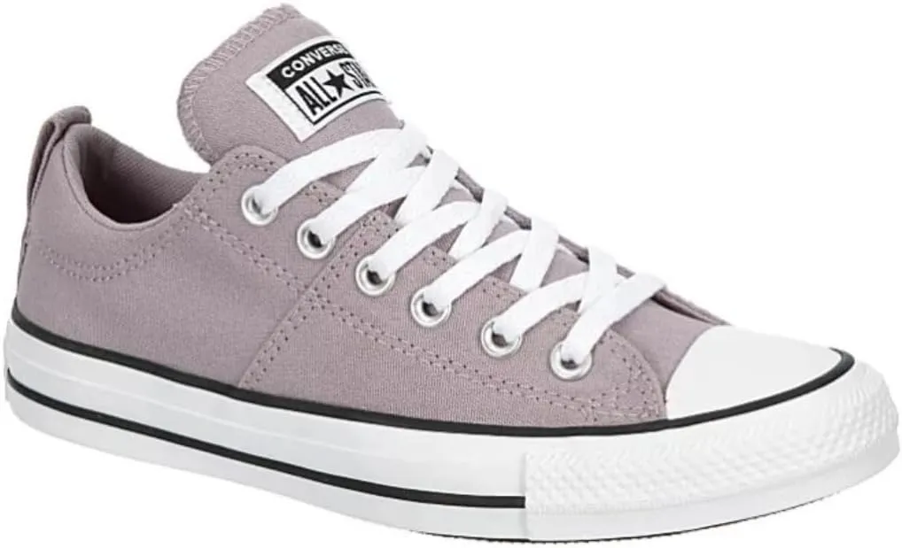 Converse Unisex Chuck Taylor All Star Madison Ox Low Canvas Sneaker - Lace up Closure Style - Stardust Lilac/White/Black 7