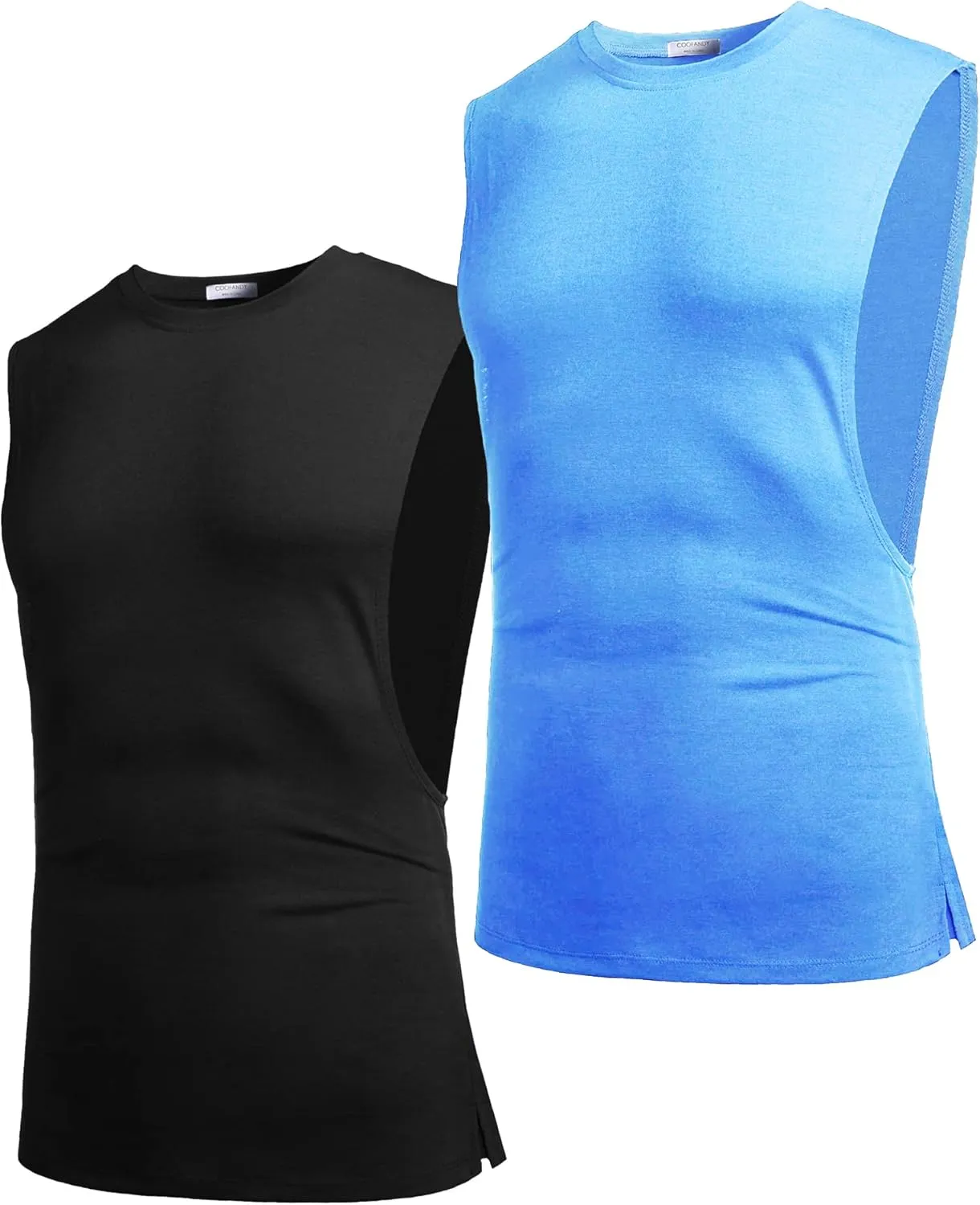 COOFANDY Men Workout Tank Top Gym Bodybuilding Sleeveless Muscle T Shirts Cut Off Shirts