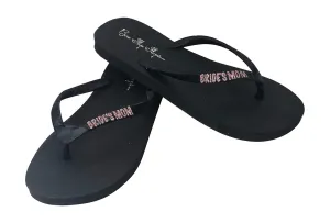 Customizable Wedding Flip Flops, Bride's Mom or Mother of the Groom