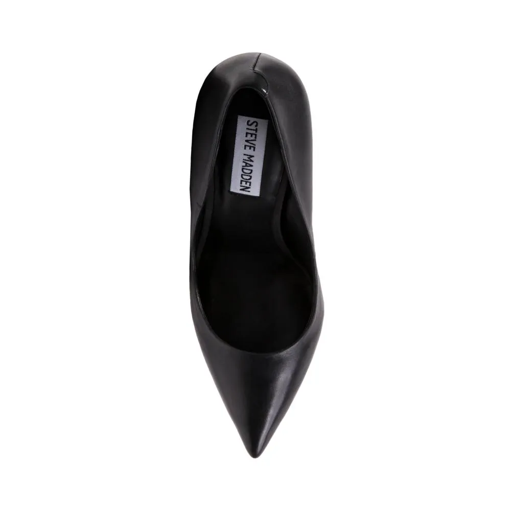 Daisie Heel BLACK LEATHER