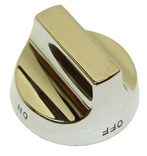 Dcs (Dynamic Cooking Systems) DCS (Dynamic Cooking Systems) 14020-01 Top Valve Knob 2-1/2 Dia Off-On Chrome Burner For Dcs Broiler/Griddle 221165
