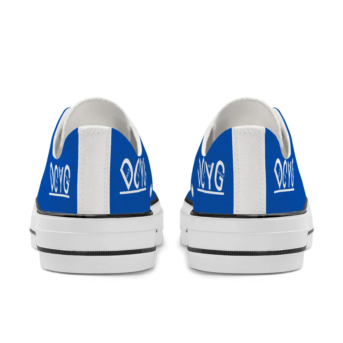 DCYG Xclusive Unisex Classic Low Top Canvas Shoes - White