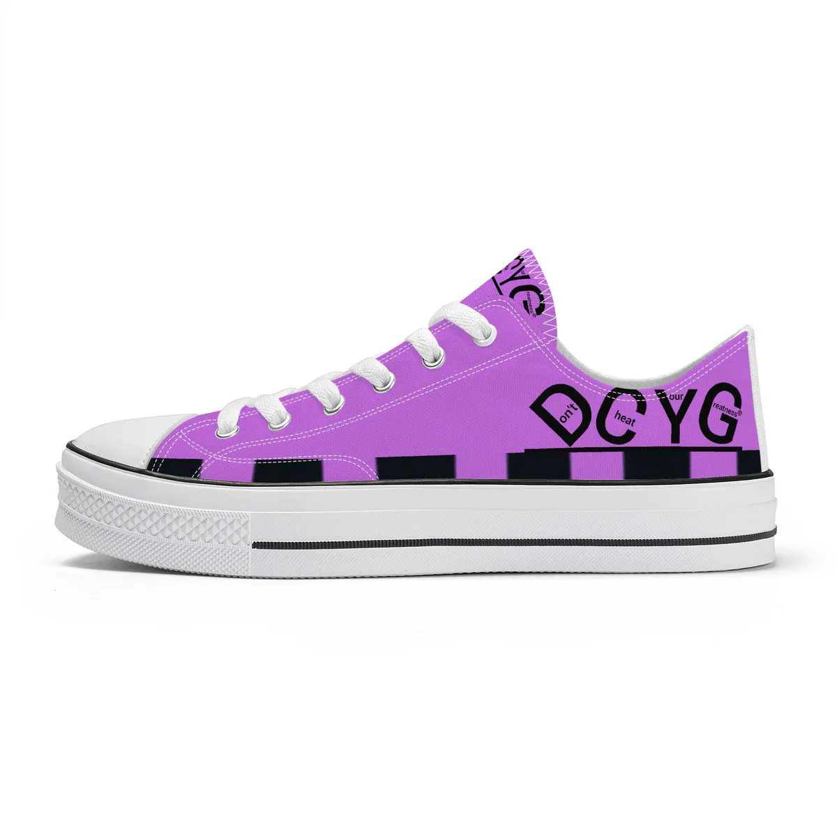DCYG Xclusive Unisex Classic Low Top Canvas Shoes - White