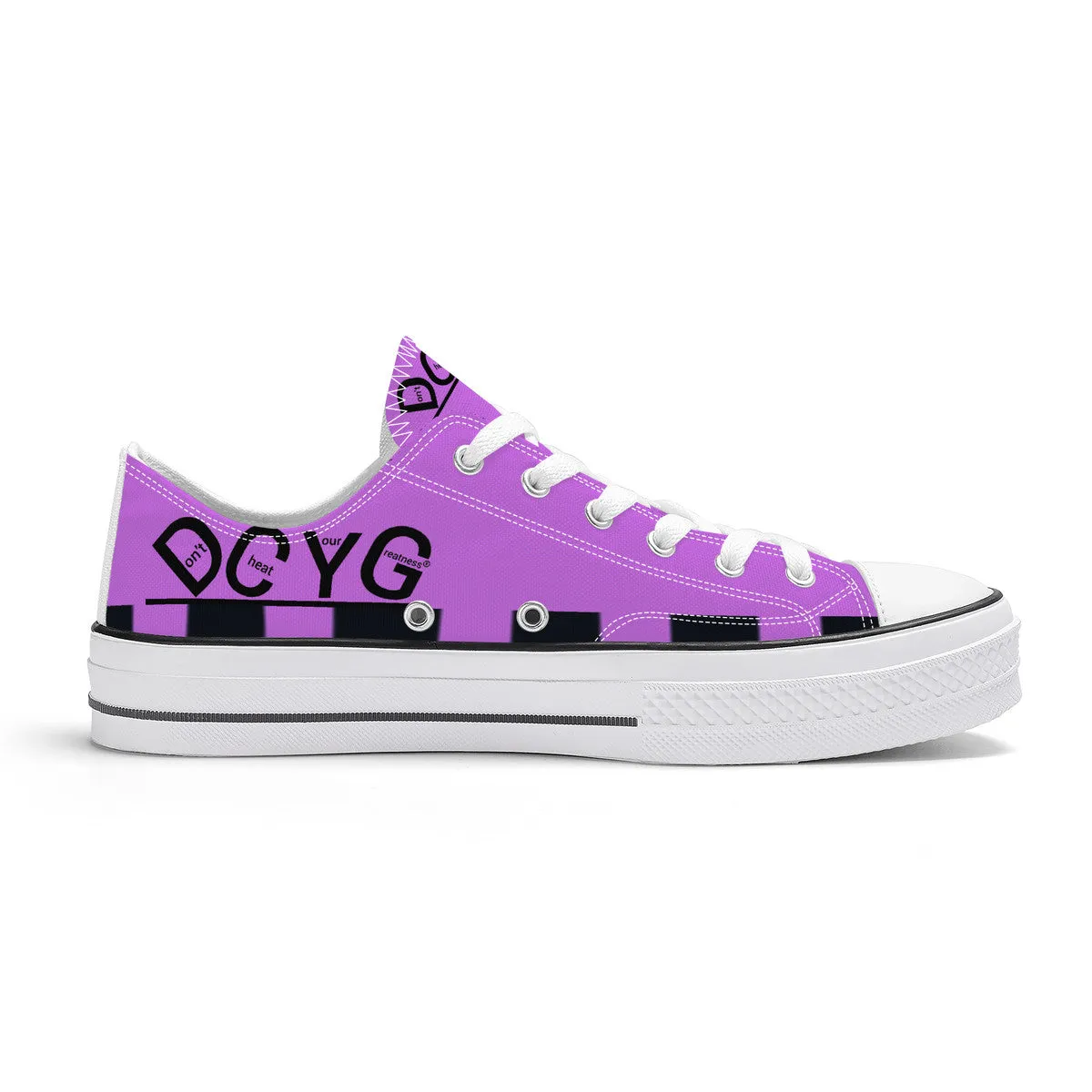 DCYG Xclusive Unisex Classic Low Top Canvas Shoes - White