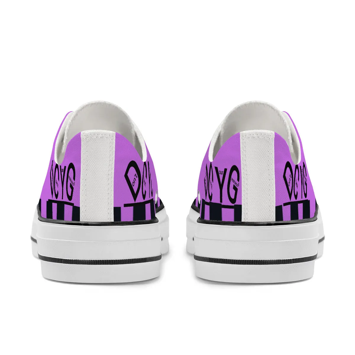 DCYG Xclusive Unisex Classic Low Top Canvas Shoes - White