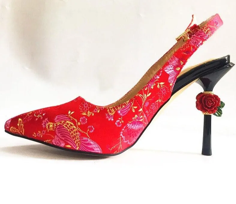 Decollete Mid-Heels "Skewered"