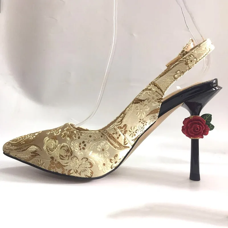 Decollete Mid-Heels "Skewered"