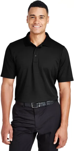 Devon & Jones CrownLux Performance™ Men's Plaited Polo 2XL BLACK