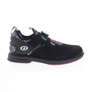 Dexter Pro Boa DW0000991 Womens Black Mesh Slip On Athletic Bowling Shoes