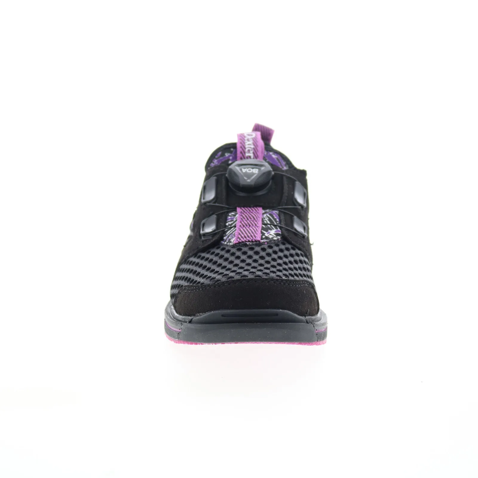 Dexter Pro Boa DW0000991 Womens Black Mesh Slip On Athletic Bowling Shoes