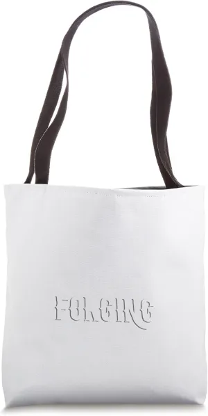 Distracted by Forging Horse Hooves Farrier Tote Bag