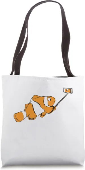 Don't Be So Selfish Selfie Clownfish Anemone Tote Bag