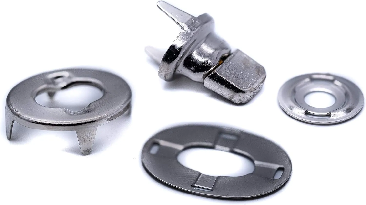 DOT Turnbutton Fastener Cloth to Cloth kit Eyelet, Bases, Studs for Boat Canopy Canvas Cover Twist Fastener