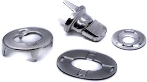 DOT Turnbutton Fastener Cloth to Cloth kit Eyelet, Bases, Studs for Boat Canopy Canvas Cover Twist Fastener