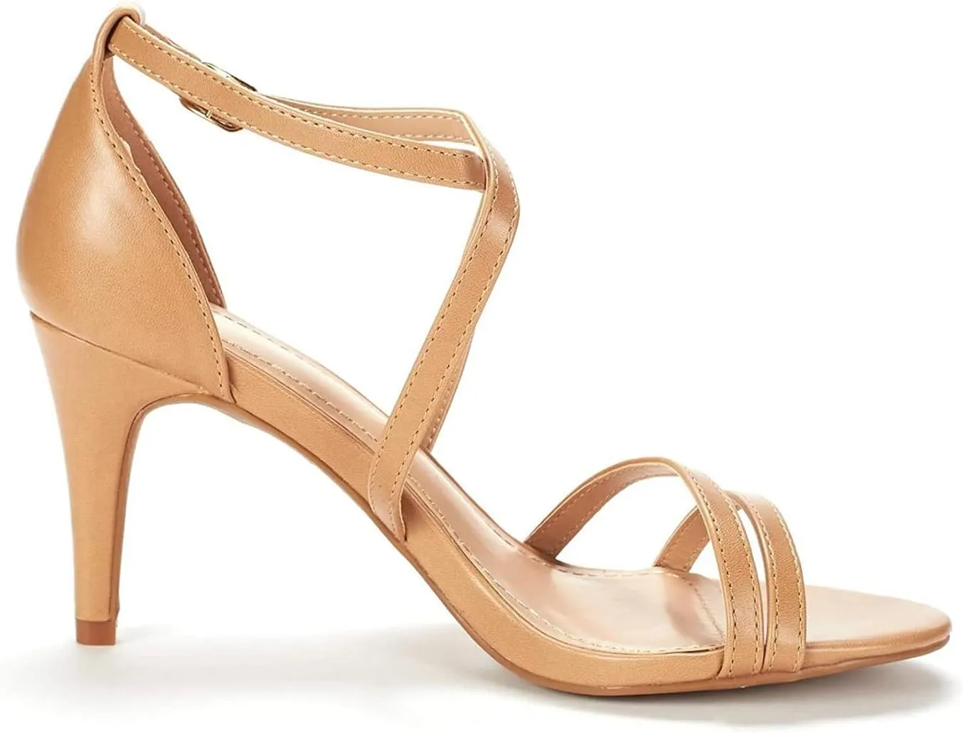 DREAM PAIRS Women's GIGI Fashion Stilettos Open Toe Pump Heel Sandals