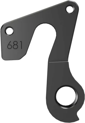 DROPOUT-681 Derailleur Hanger Compatible/Replacement for Diamondback Hatch, Black