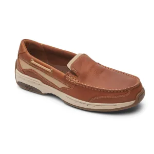 Dunham Captain Venetian Boat Shoe (Men's) - Tan Lea