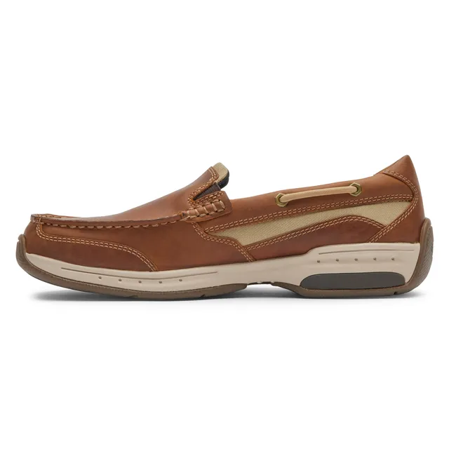 Dunham Captain Venetian Boat Shoe (Men's) - Tan Lea