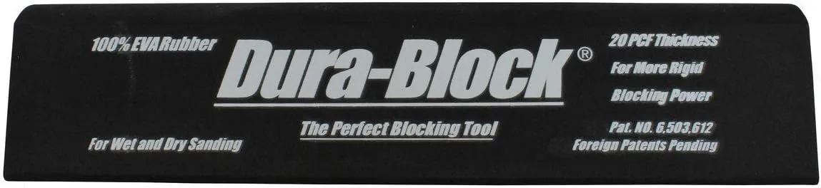 Dura-Block AF4406 Black Tear Drop Sanding Block