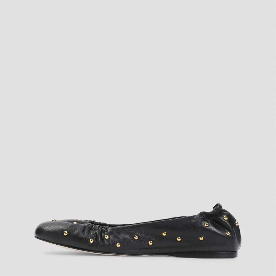 Eia Black Lamb Leather Ballerinas