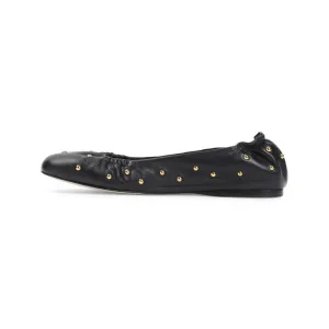 Eia Black Lamb Leather Ballerinas