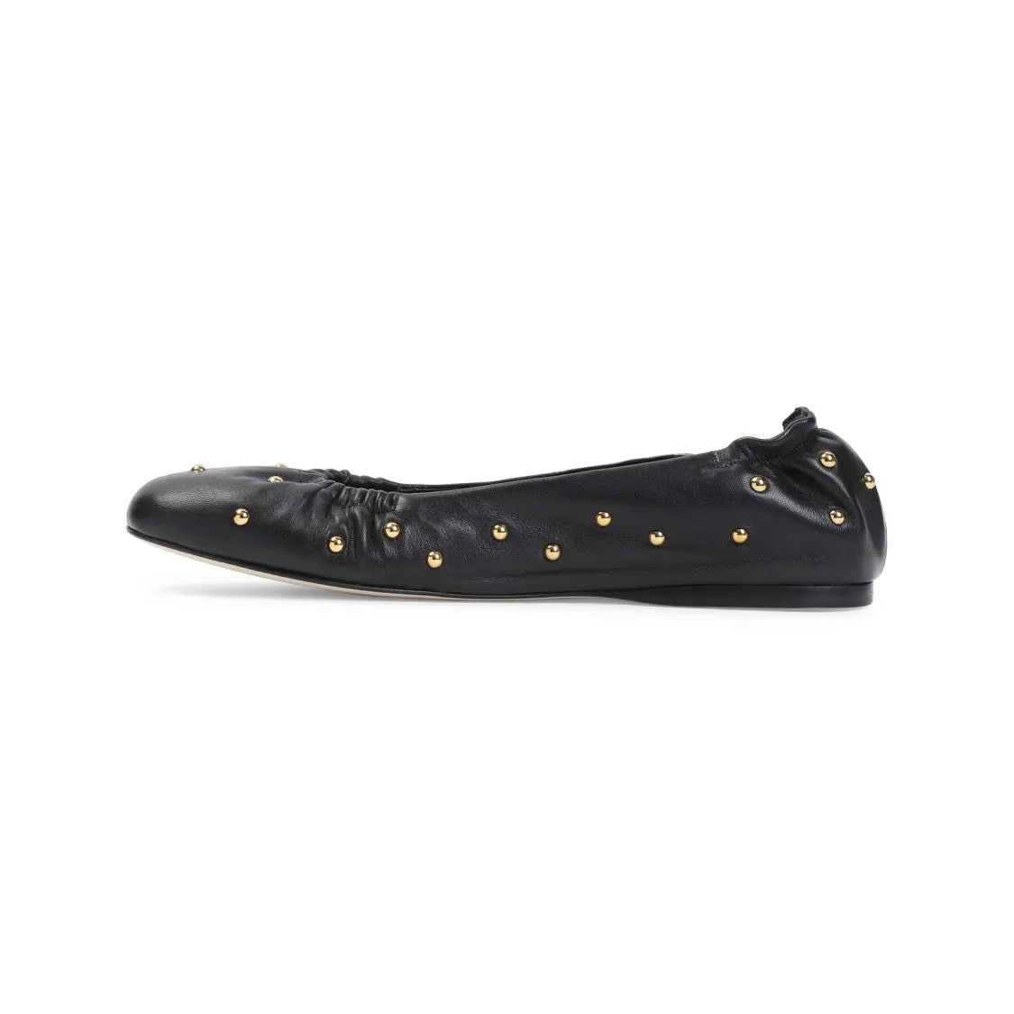 Eia Black Lamb Leather Ballerinas