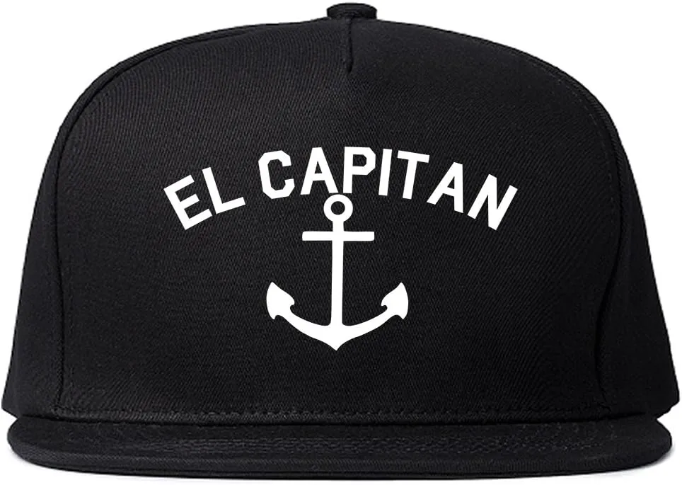 El Capitan Anchor Captain Mens Snapback Hat