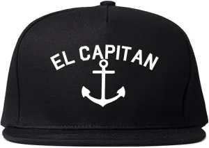 El Capitan Anchor Captain Mens Snapback Hat