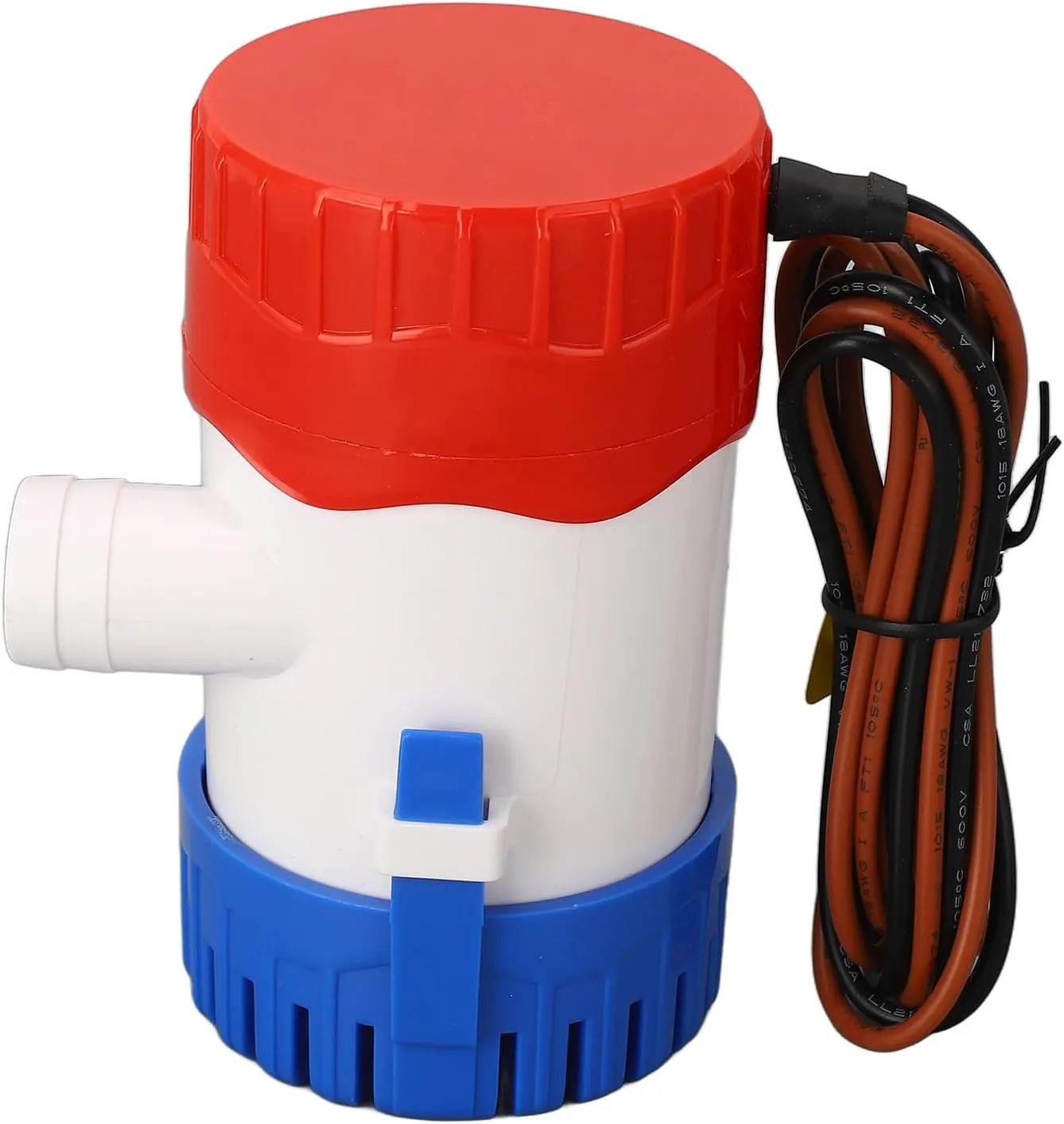 Electric Boat Water Pump Low Noise DC12V Mini Bilge Pump for Ferry Yacht Garden (500GPH)