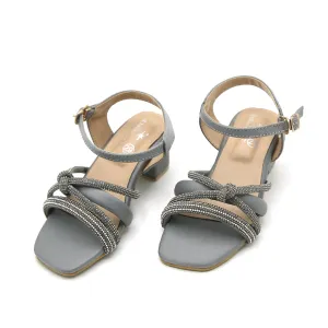 Eminent Girls Heel Sandal - Grey