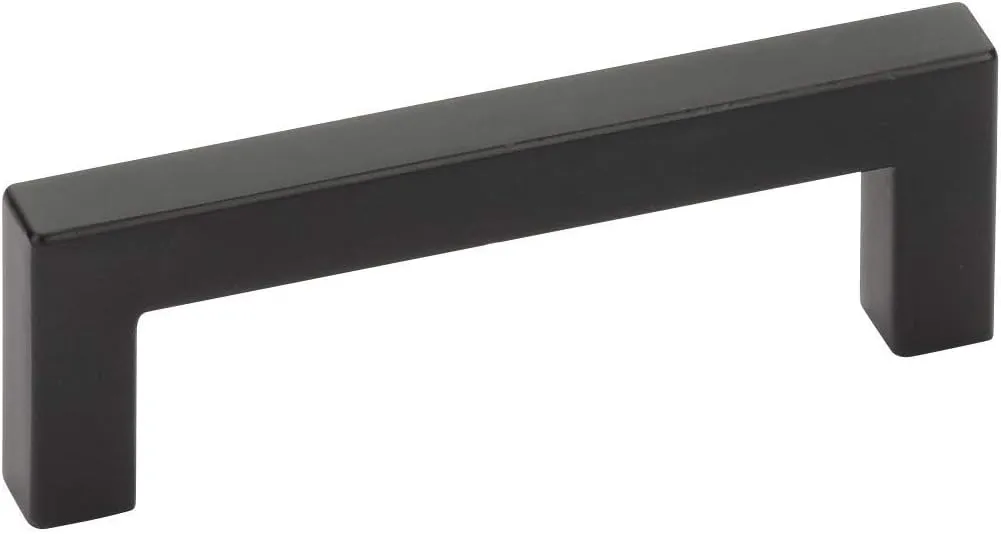 Emtek 86710US19 Warwick Cabinet Pull Flat Black (12" Screw Hole Centers)